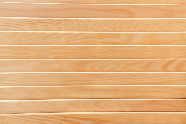 fondo de plástico laminado ligero, con imitación de superficie de madera, vista superior - Foto, imagen