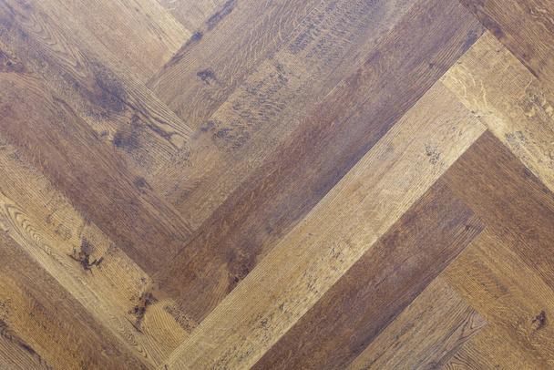Laminat Hintergrund. Holzlaminat und Parkettdielen für den Fußboden im Innenausbau. Struktur und Muster von natürlichem Holz - Foto, Bild