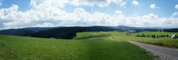 Panorama z Černého lesa, Německo - Fotografie, Obrázek