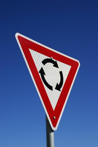 Roundabout sign - Photo, Image