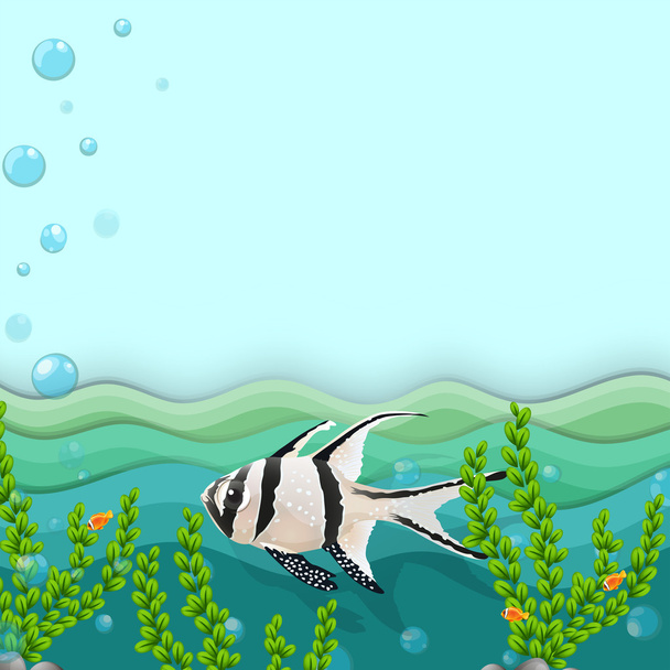 ryby w morzu - Wektor, obraz