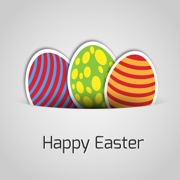 Happy Easter card - Vektor, Bild