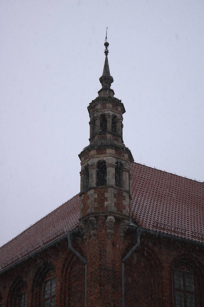 Old Town Hall in Torun, Poland, Kuyavian-Pomeranian Voivodeship, Neo-Gothic building, Gothic - Fotó, kép