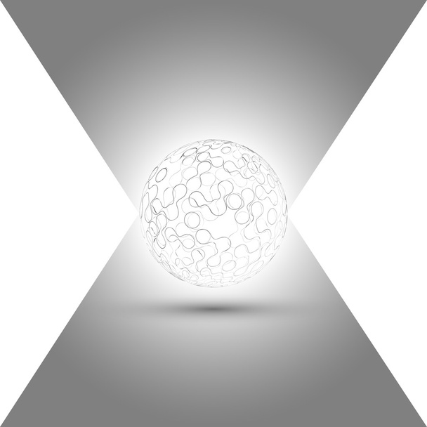 Transparent sphere background - Διάνυσμα, εικόνα
