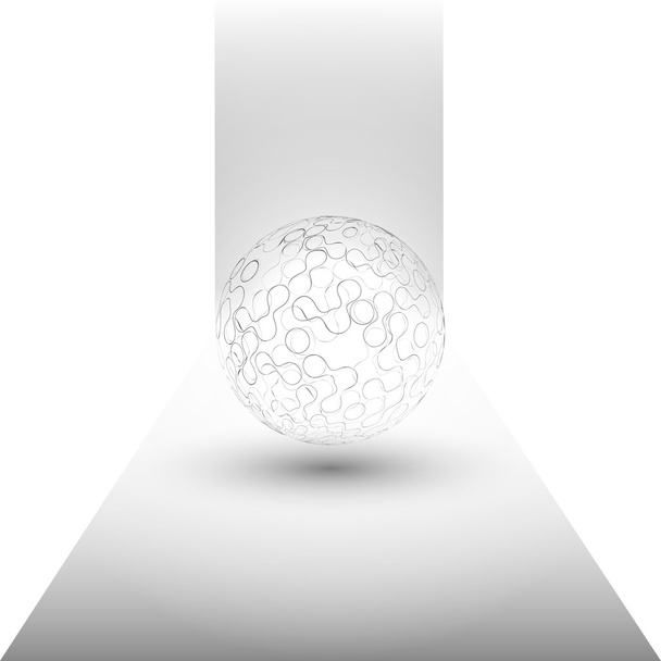 Transparent sphere background - Διάνυσμα, εικόνα