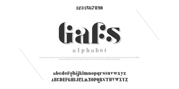 Gafs font buddle package custom - Вектор,изображение