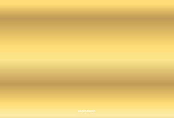 Realistic golden vector elegant. Gold foil texture background, shiny and metal gradient template for gold, frame ribbon, Abstract luxury smooth illustration wallpaper - Vector, Image