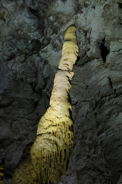 Formação de dedos de bruxa, Entrada natural, Parque Nacional das Cavernas Carlsbad, Novo México, EUA - Foto, Imagem
