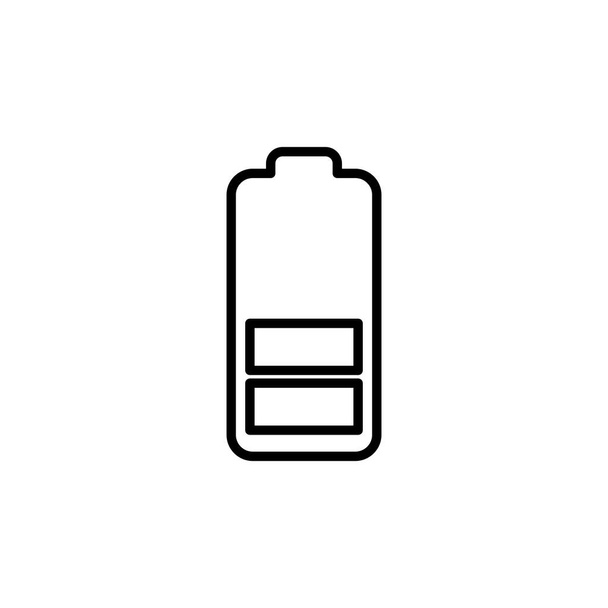 Battery vector icon. battery charge level. battery Charging icon - Vector, Image