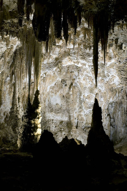 Teatr Chiński, Big Room, Carlsbad Caverns National Park, Nowy Meksyk, USA - Zdjęcie, obraz