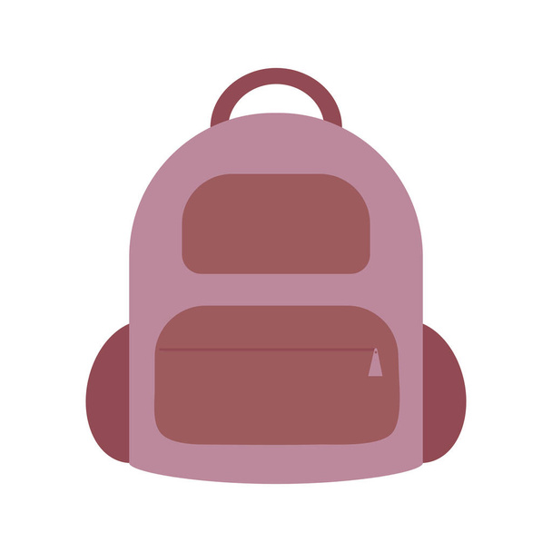 purple backpack isolated - Vector, Image