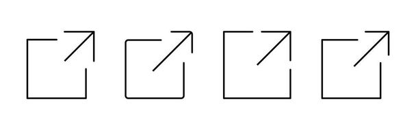 Піктограма зовнішнього посилання. вектор піктограми посилання. символ гіперпосилання
 - Вектор, зображення