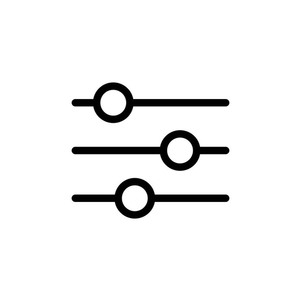 Réglage du vecteur d'icône. Paramètres de rouage Icône Symbole - Vecteur, image