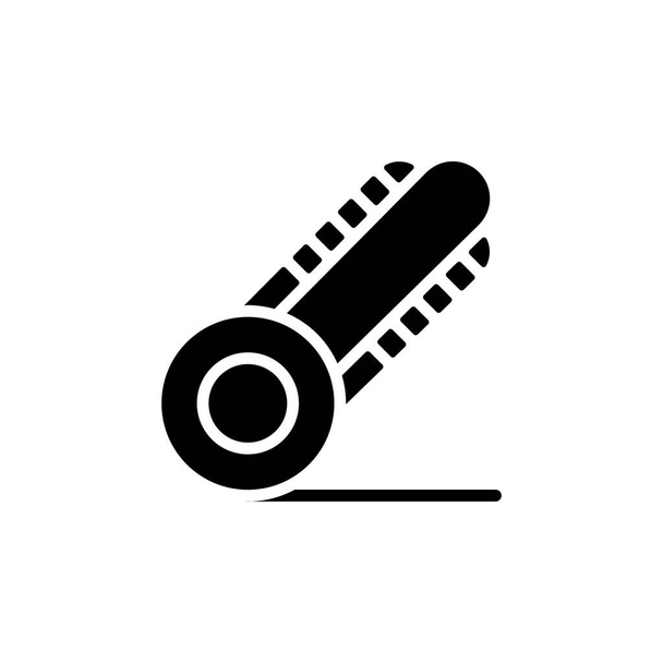 Roller Cutter icon in vector. Logotype - Vector, Imagen