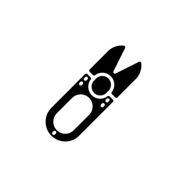 Knitting scissors icon simple wool knit Royalty Free Vector