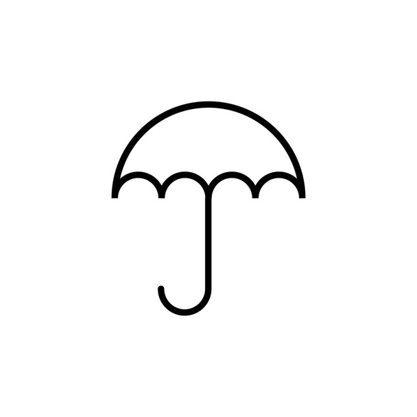 Umbrella icon vector. umbrella sign icon - Vector, Image