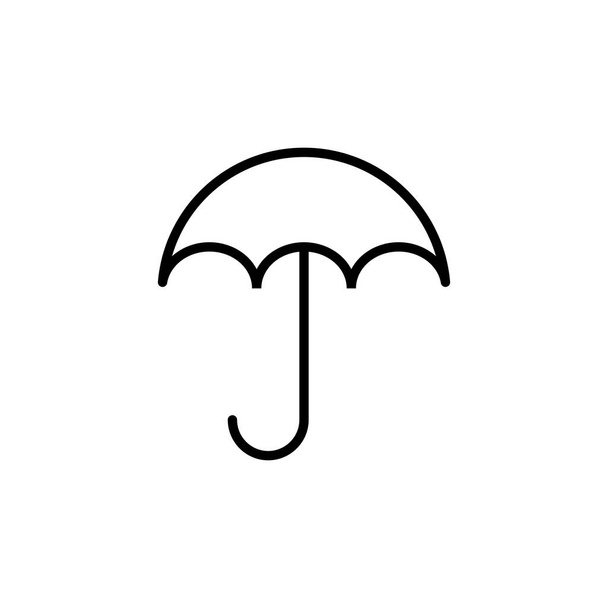 Esernyő ikon vektor. esernyő jel ikon - Vektor, kép