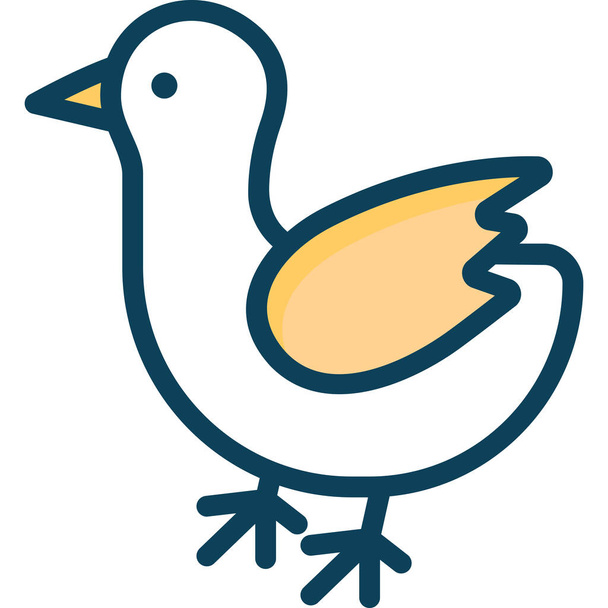 bird icon vector illustration - Vector, Image