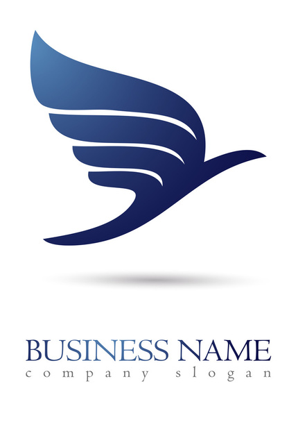 Diseño de aves logo de negocios
 - Vector, imagen