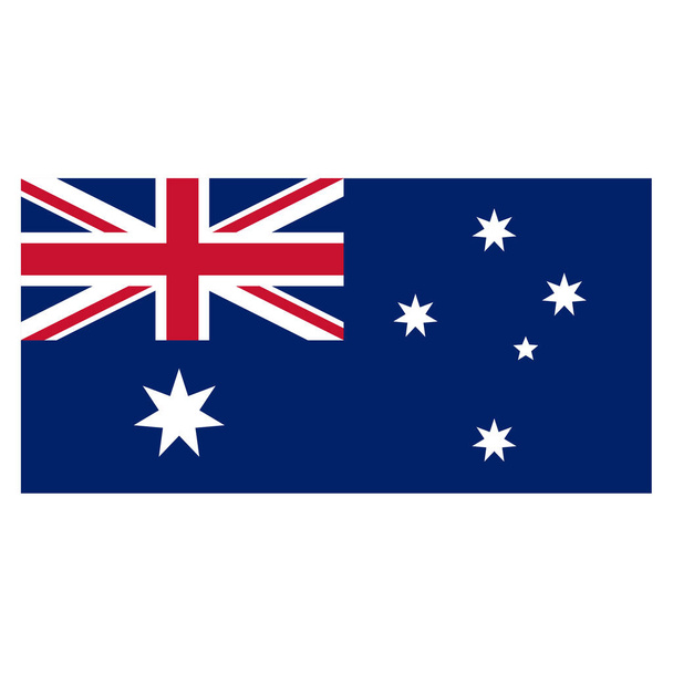Η εθνική σημαία της Αυστραλίας - Διάνυσμα, εικόνα
