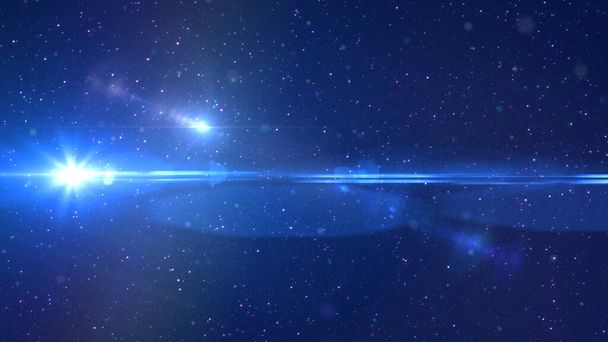 paprsková hvězda obloha ve vesmíru, ilustrace vykreslení - Fotografie, Obrázek
