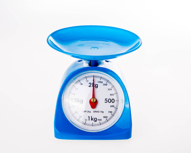 weighing machine on white background - Photo, Image