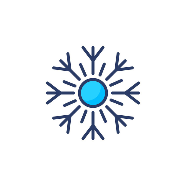 Talvi-ikoni vektorissa. Logotyyppi - Vektori, kuva
