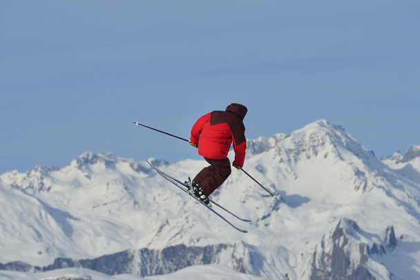 Skifahrer - Foto, Bild