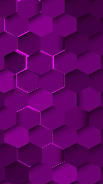 Abstract background. Noise structure with hexagons. Modern screen vector design for mobile app - Vector, Image