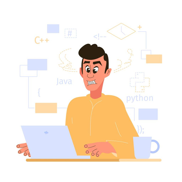 Overloading Vector Illustration with Busy work and Multitasking Employee to  Finish Many Documents or Digital Information in Hand Drawn Templates  25900492 Vector Art at Vecteezy