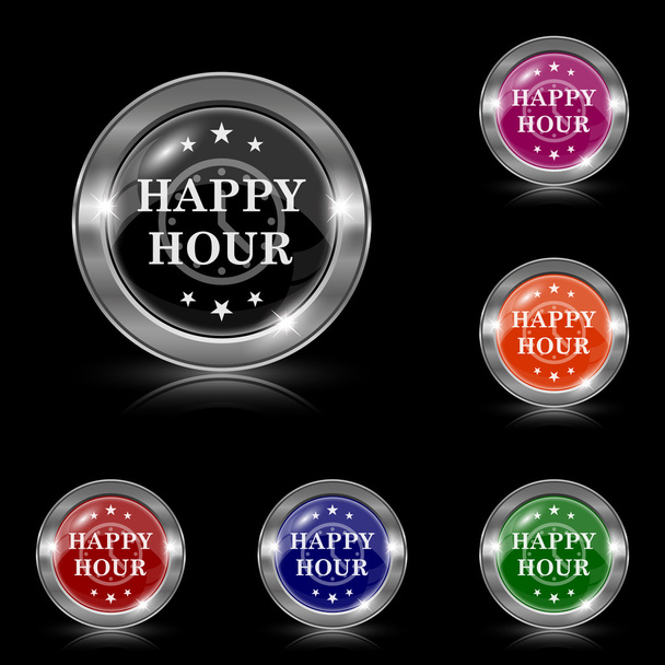 Happy Hour-Symbol - Vektor, Bild