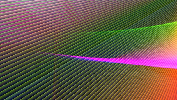 colorful geometric bright lines of abstract background, 3D rendering - Photo, Image