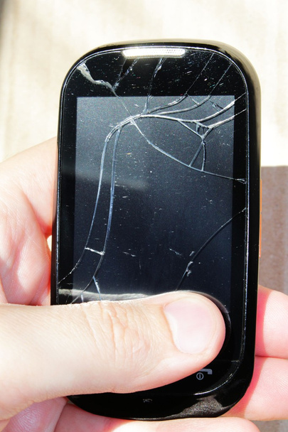 Broken smart phone - Photo, Image