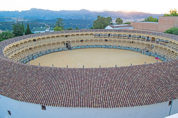 Anciennes arènes de la ville à Ronda, Malaga, Andalousie, Espagne - Photo, image