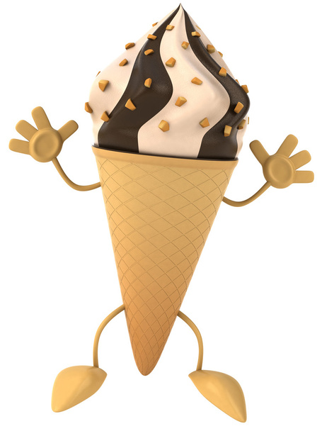 Chocolate icecream cone - Photo, Image