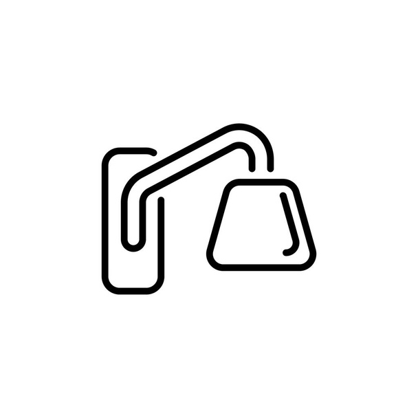 Wall Sconce icon in vector. Logotype - Vector, Image