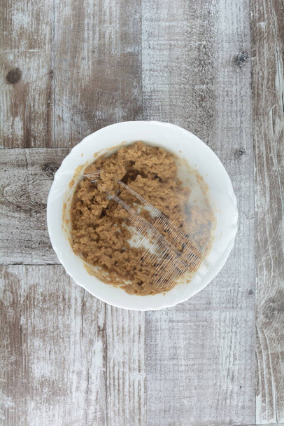 Domowej roboty Keto Diet Zboża z mąki migdałowej i cynamonu  - Zdjęcie, obraz