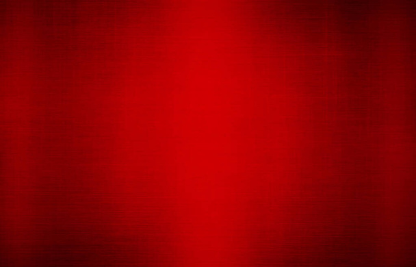 Fundo vermelho metálico ou textura de chapa de aço escovada com reflexos - Foto, Imagem