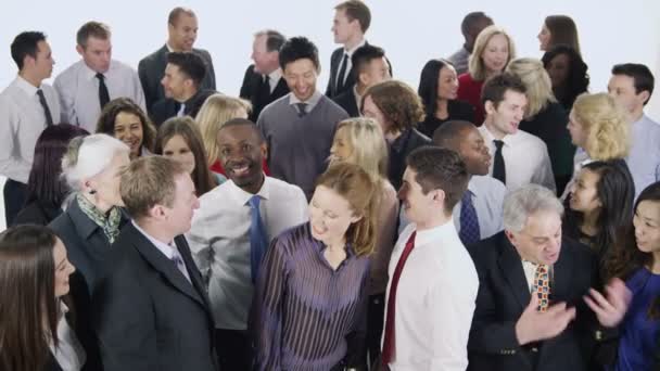 multi-etnische groep van mensen uit het bedrijfsleven - Video