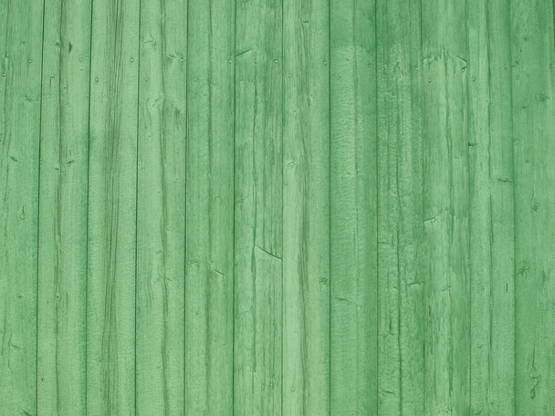Green wood texture. Can be used as a background - Foto, afbeelding
