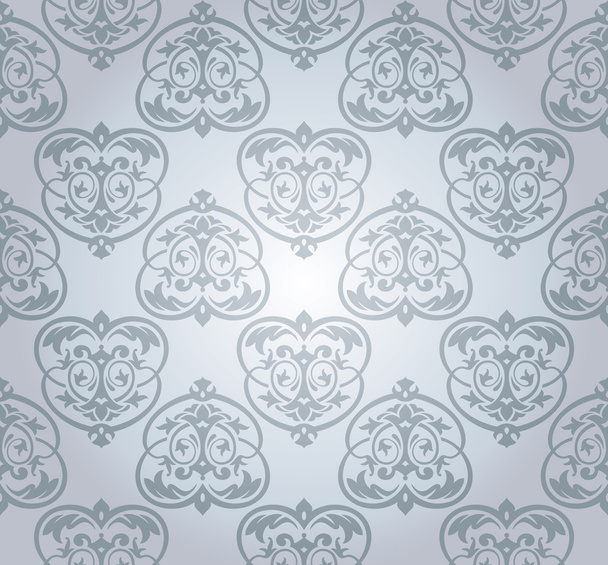 Seamless damask wallpaper - Vector, Imagen