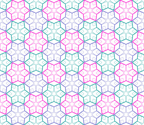 Seamless color pattern on white. - Vector, Image