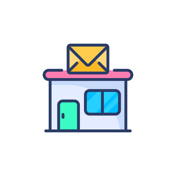 Post Office icon in vector. Logotype - Vector, Image
