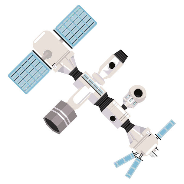 icona satellitare spaziale - Vettoriali, immagini