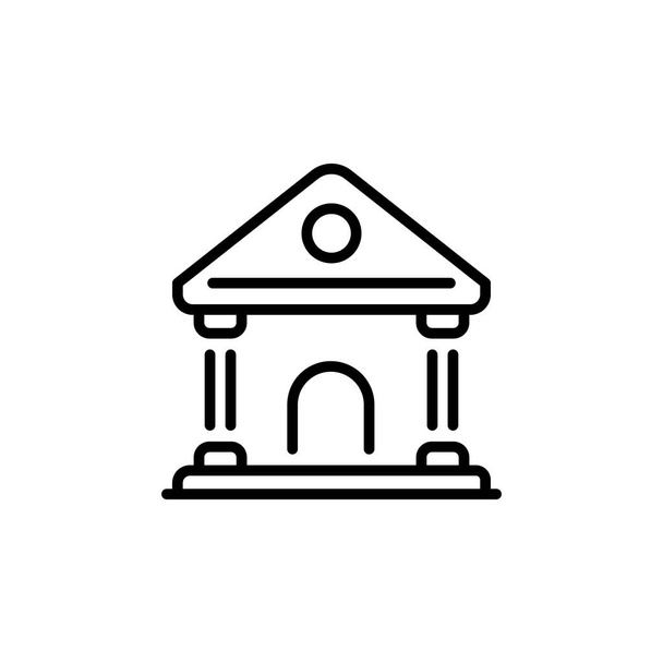 Oikeuden ikoni vektorina. Logotyyppi - Vektori, kuva