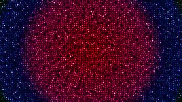 Абстрактна анімована кристалічна мозаїка з концентричними колами. Рухомий фон. Циклічне відео
. - Кадри, відео