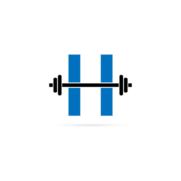 Fitness Gym logo design template on transparent background PNG