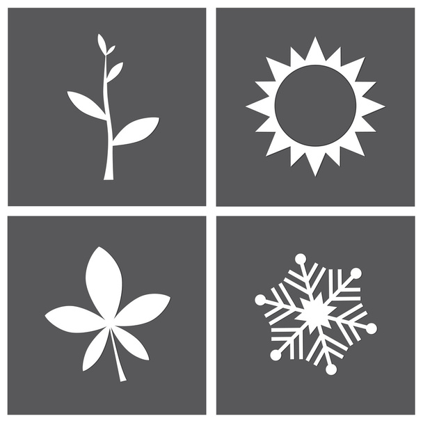 Four Seasons - Vector, Image
