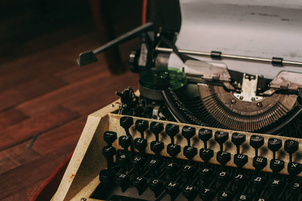 psací stroj technologie vintage mechanické technologie starý styl - Fotografie, Obrázek