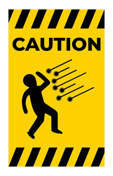 Caution Spark Symbol Sign Isolate On White Background - Vector, Image
